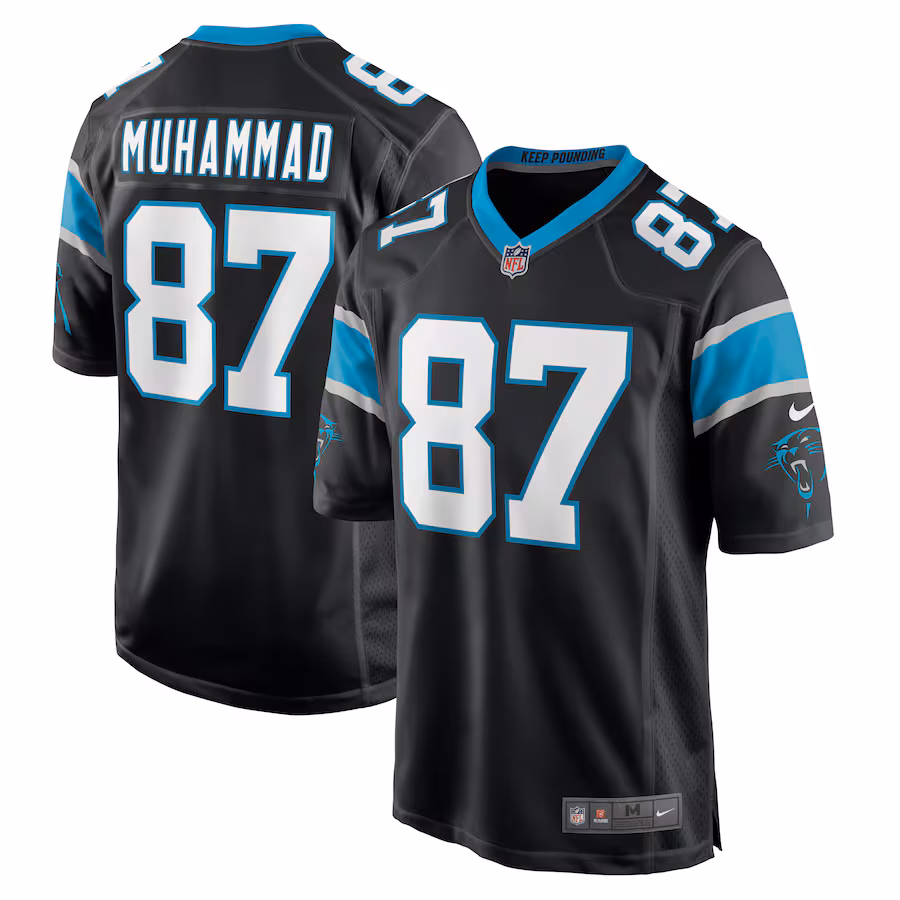 Men's Carolina Panthers Muhsin Muhammad Nike Black Retired Player Jersey - Jersey