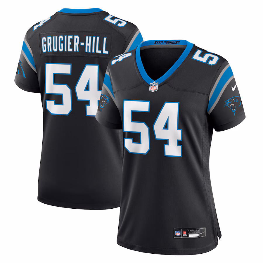 Women's Carolina Panthers Kamu Grugier-Hill Nike Black Game Jersey - Jersey