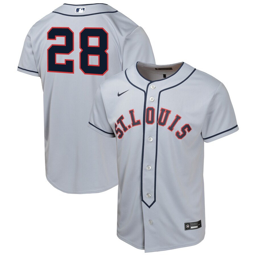 Youth St. Louis Cardinals Nolan Arenado Nike Gray 2024 Rickwood Classic Limited Player Jersey - Jersey