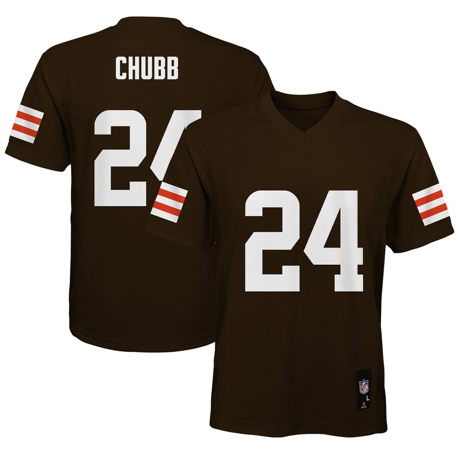 Youth Cleveland Browns Nick Chubb Brown Replica Player Jersey - Jersey