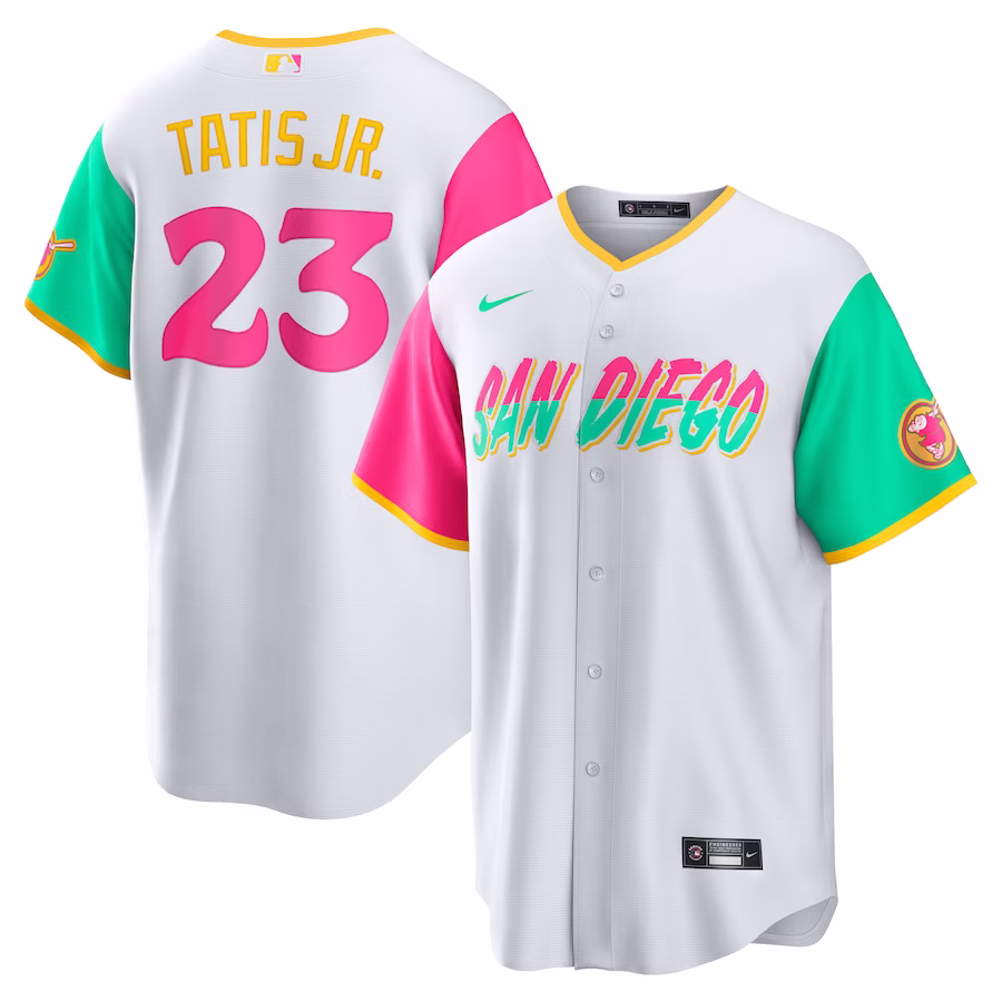 Men's San Diego Padres Fernando Tatis Jr. Nike White City Connect Replica Player Jersey - Jersey