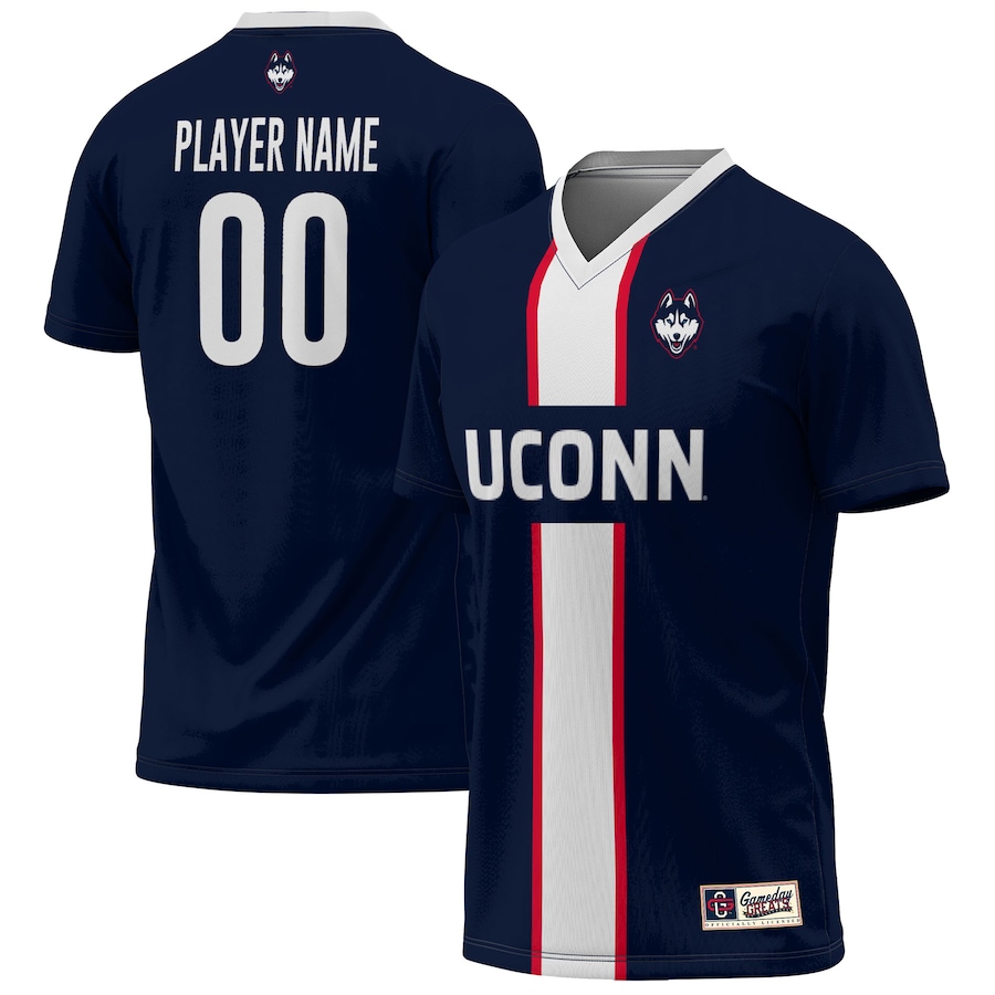 UConn Huskies GameDay Greats Youth Lightweight Pick-A-Player NIL Men's Soccer Jersey Navy - Jersey