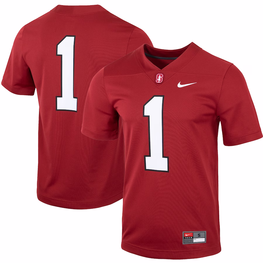 #1 Stanford Cardinal Nike Untouchable Football Jersey - Cardinal - Jersey