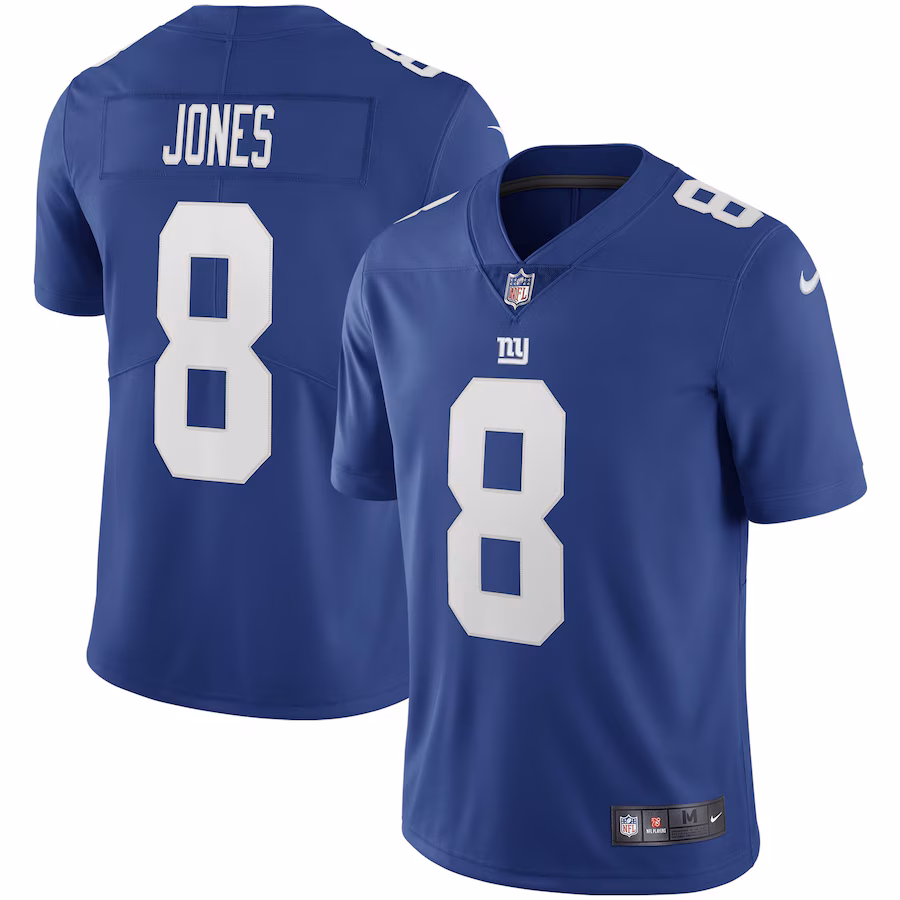 Men's New York Giants Daniel Jones Nike Royal Vapor Limited Jersey - Jersey