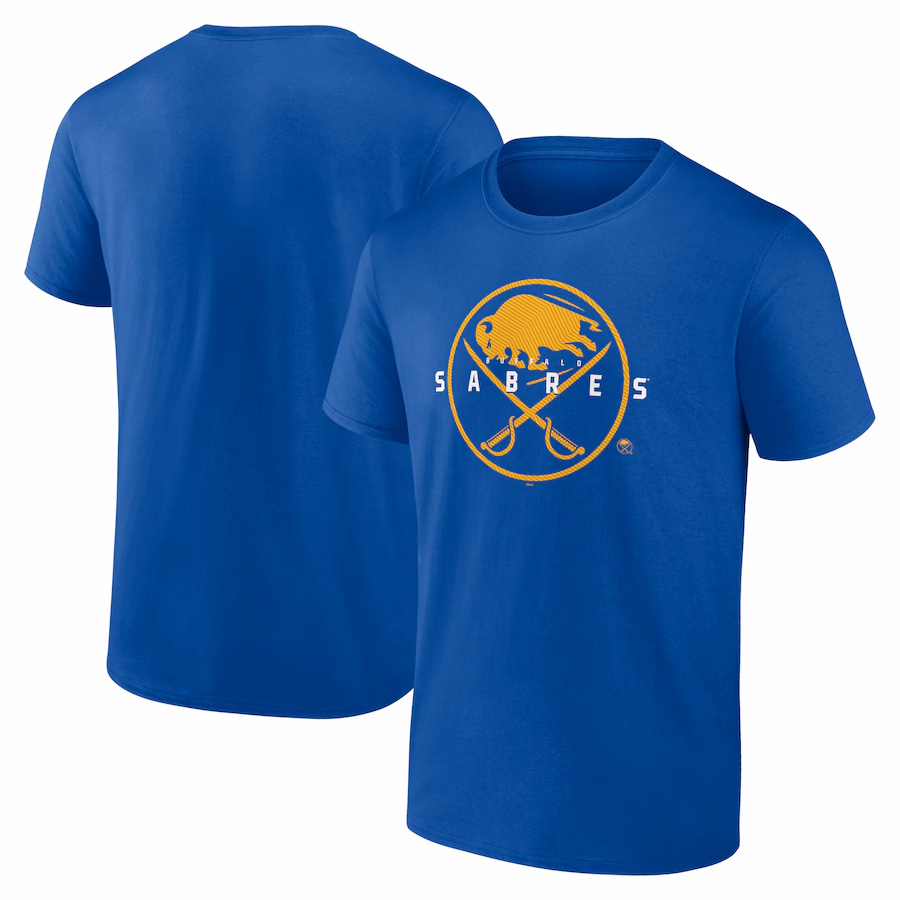 Men's Buffalo Sabres Royal Coordinate T-Shirt - Jersey