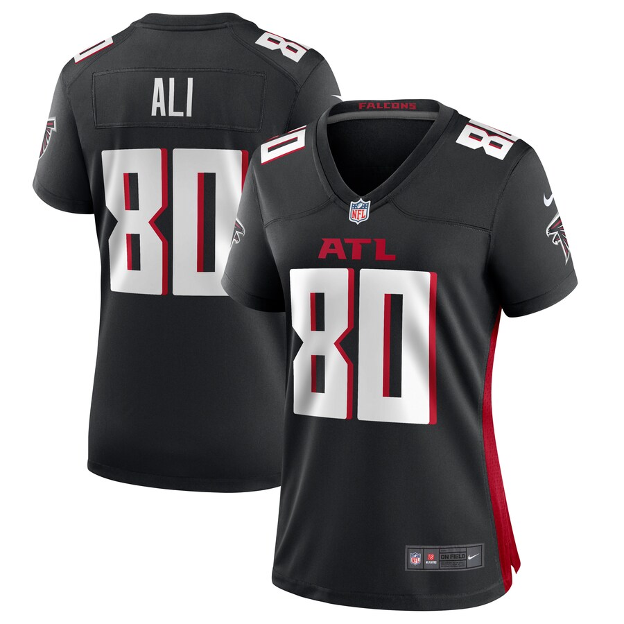 Women's Atlanta Falcons Josh Ali Nike  Black Team Game Jersey - Jersey