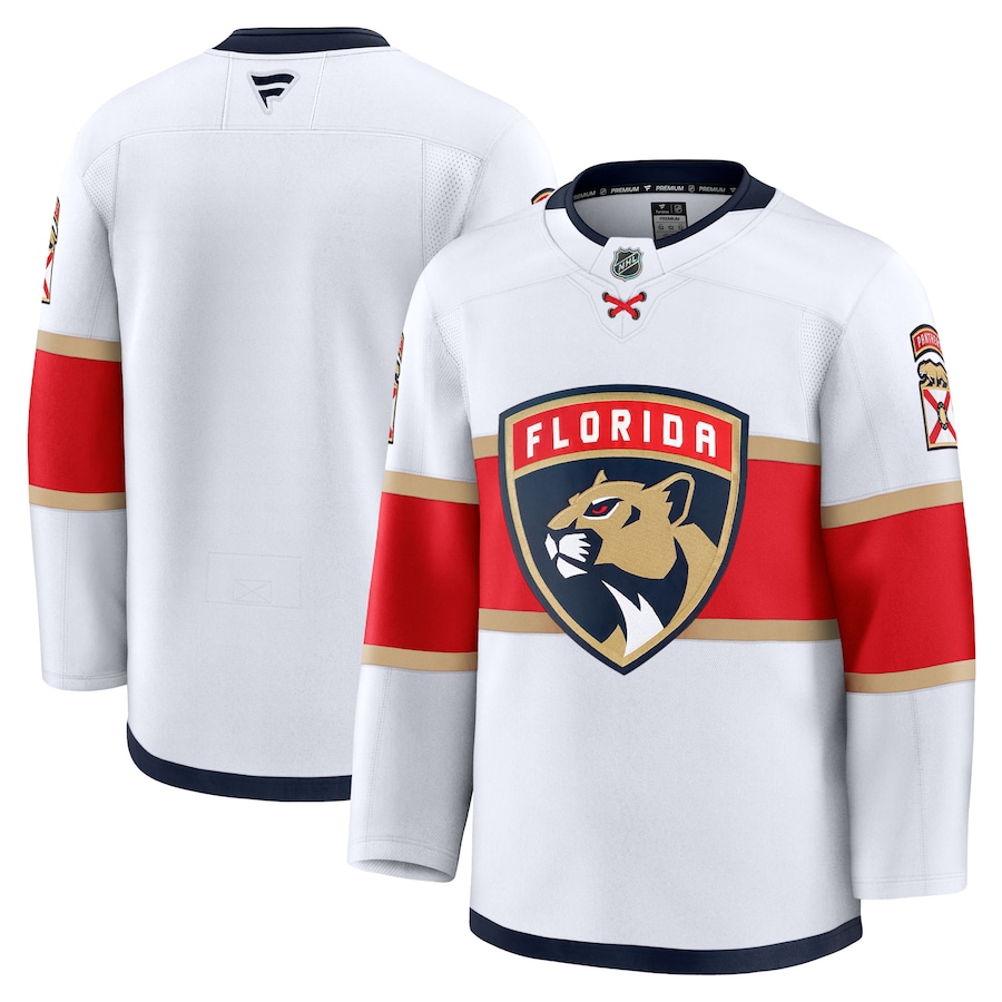 Men's Florida Panthers Fanatics White Away Premium Jersey - Jersey