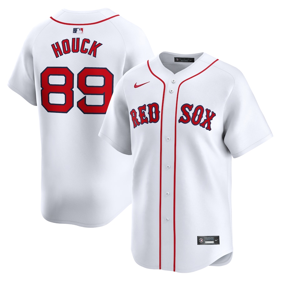 Men's Boston Red Sox Tanner Houck Nike White Home Limited Player Jersey - Jersey
