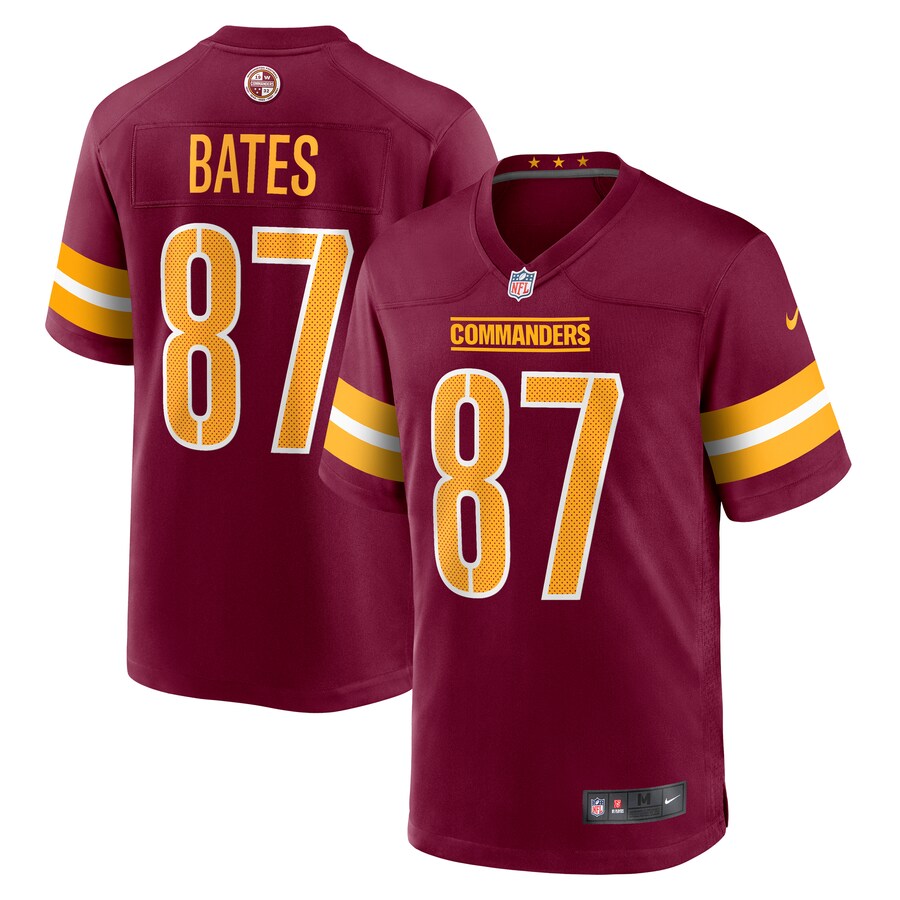 Men's Washington Commanders John Bates Nike  Burgundy  Game Jersey - Jersey