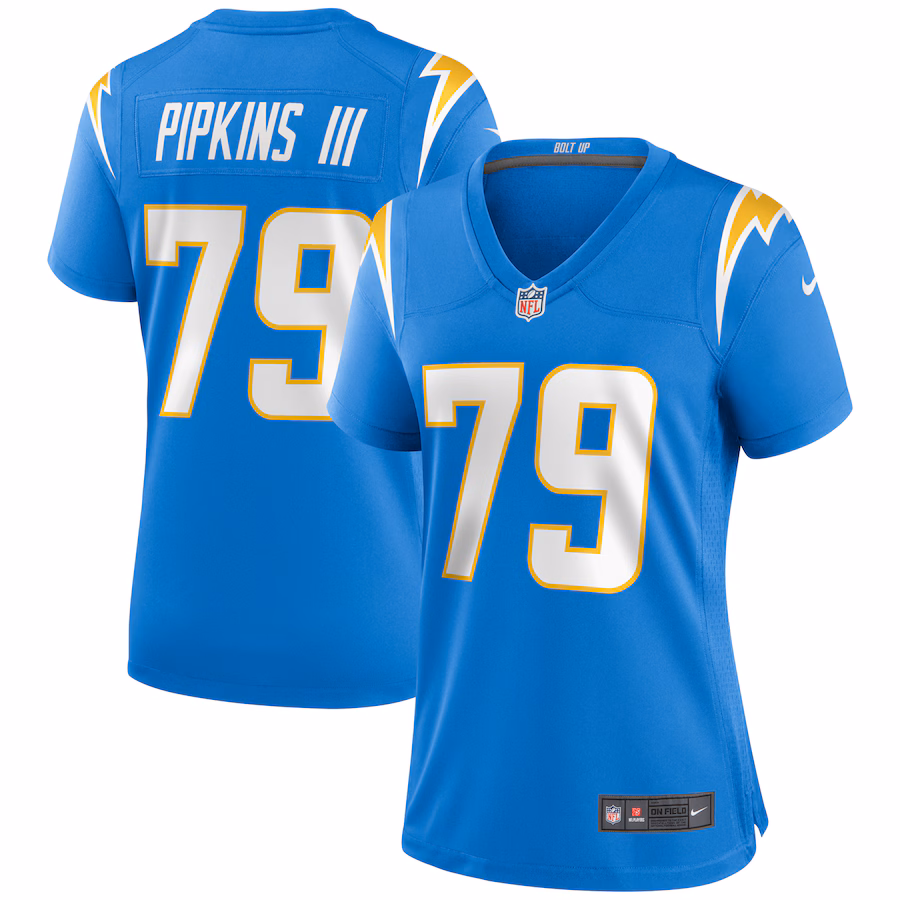 Women's Los Angeles Chargers Trey Pipkins III Nike Powder Blue Game Jersey - Jersey
