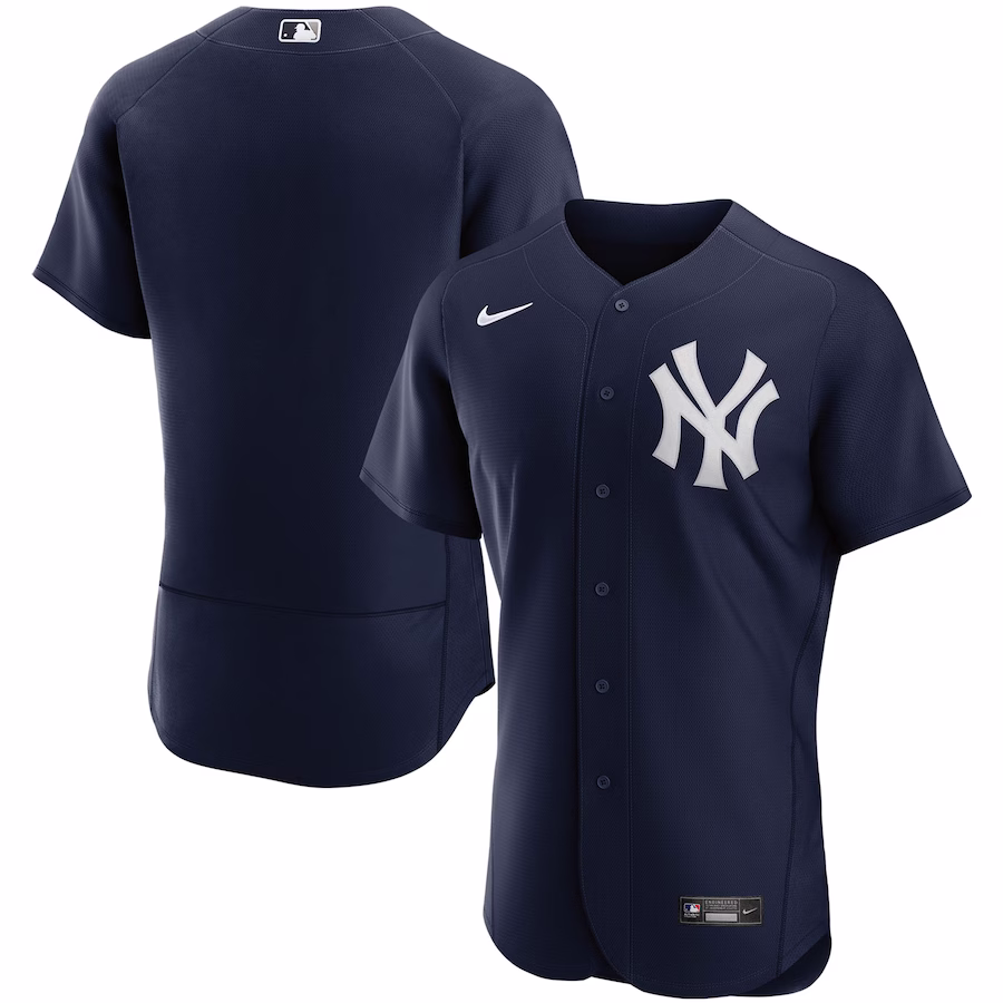 Men's New York Yankees Nike Navy Alternate Authentic Team Jersey - Jersey