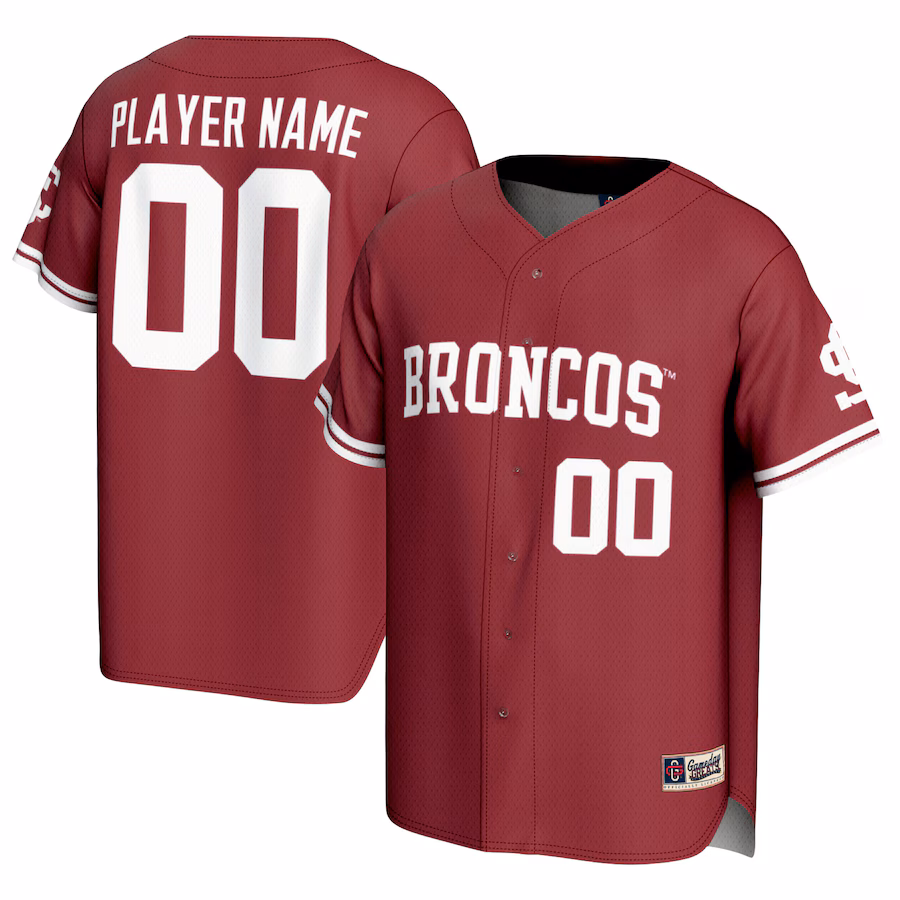 Santa Clara Broncos GameDay Greats Unisex NIL Pick-A-Player Softball Lightweight Jersey - Maroon - Jersey