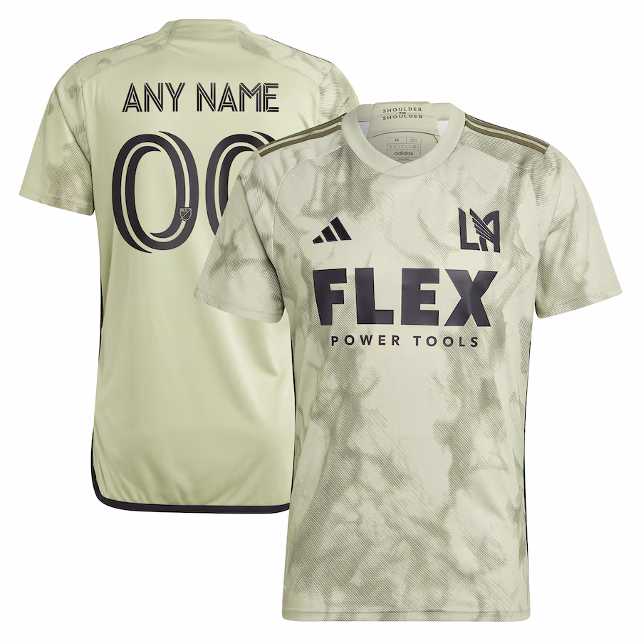Men's LAFC adidas Green 2023 Smokescreen Replica Custom Jersey - Jersey