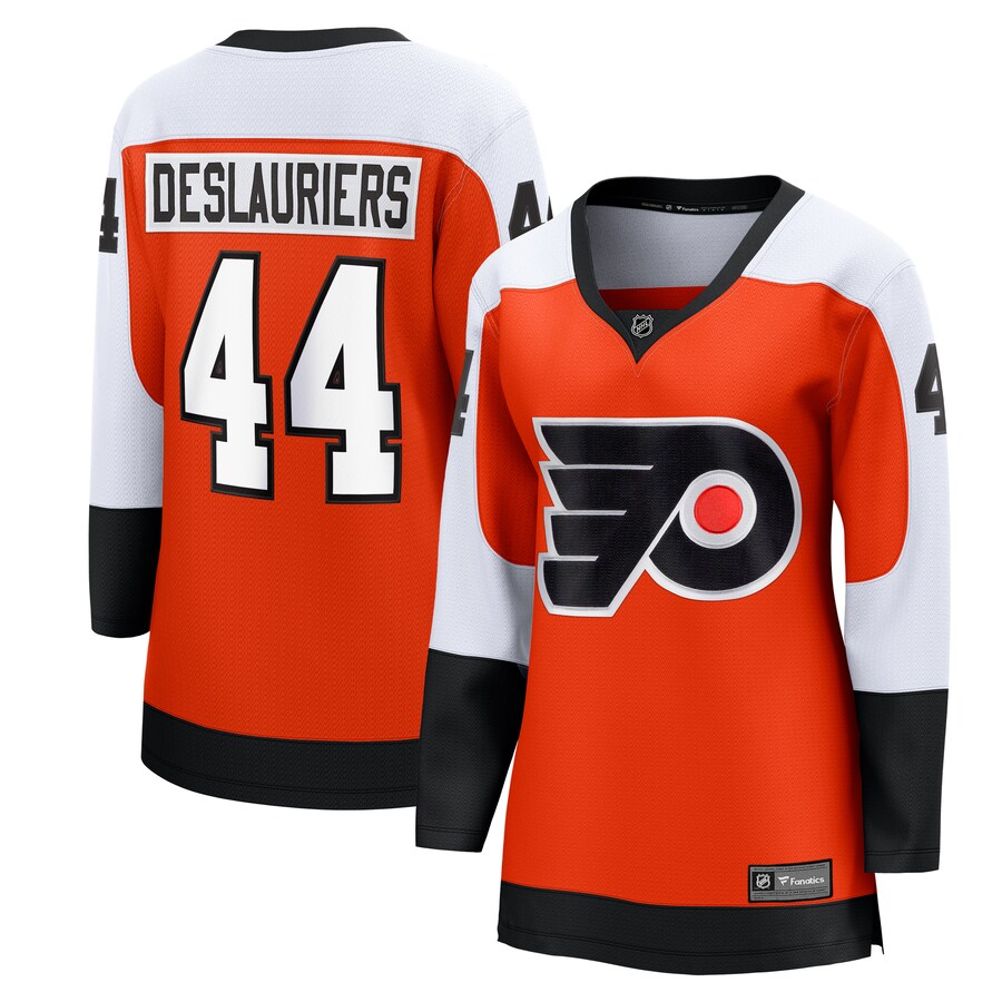 Women's Philadelphia Flyers Nicolas Deslauriers Fanatics Branded Orange Home Breakaway Player Jersey - Jersey