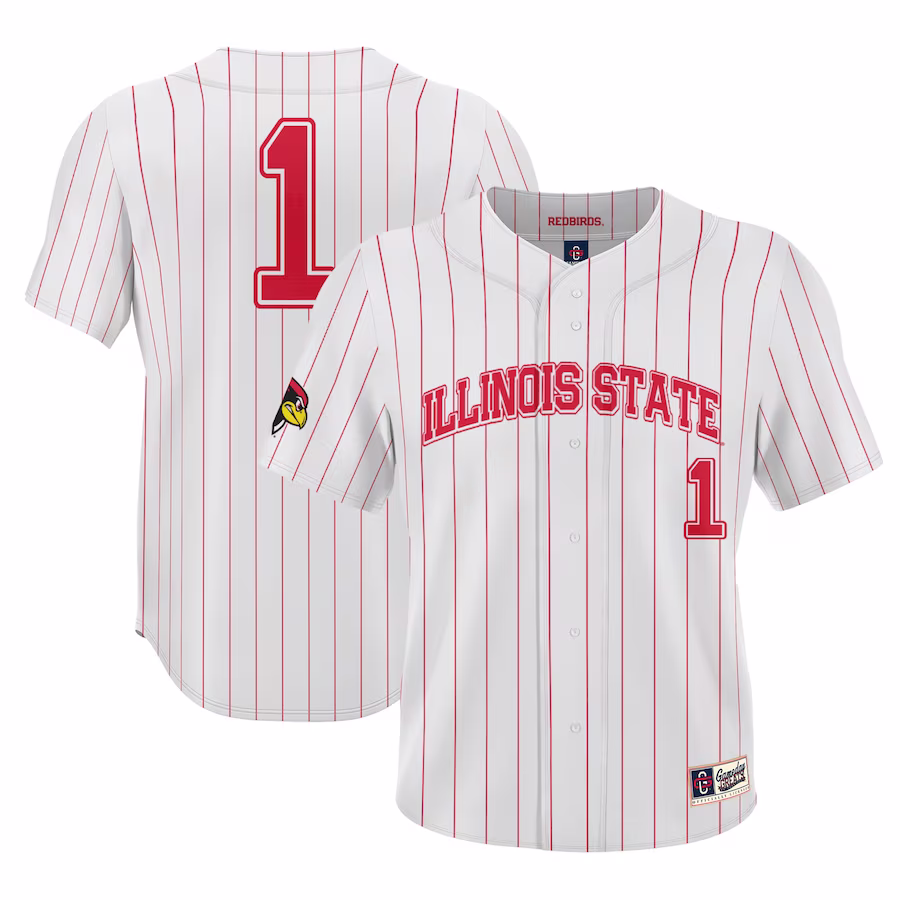 #1 Illinois State Redbirds GameDay Greats Youth Lightweight Baseball Jersey - White - Jersey