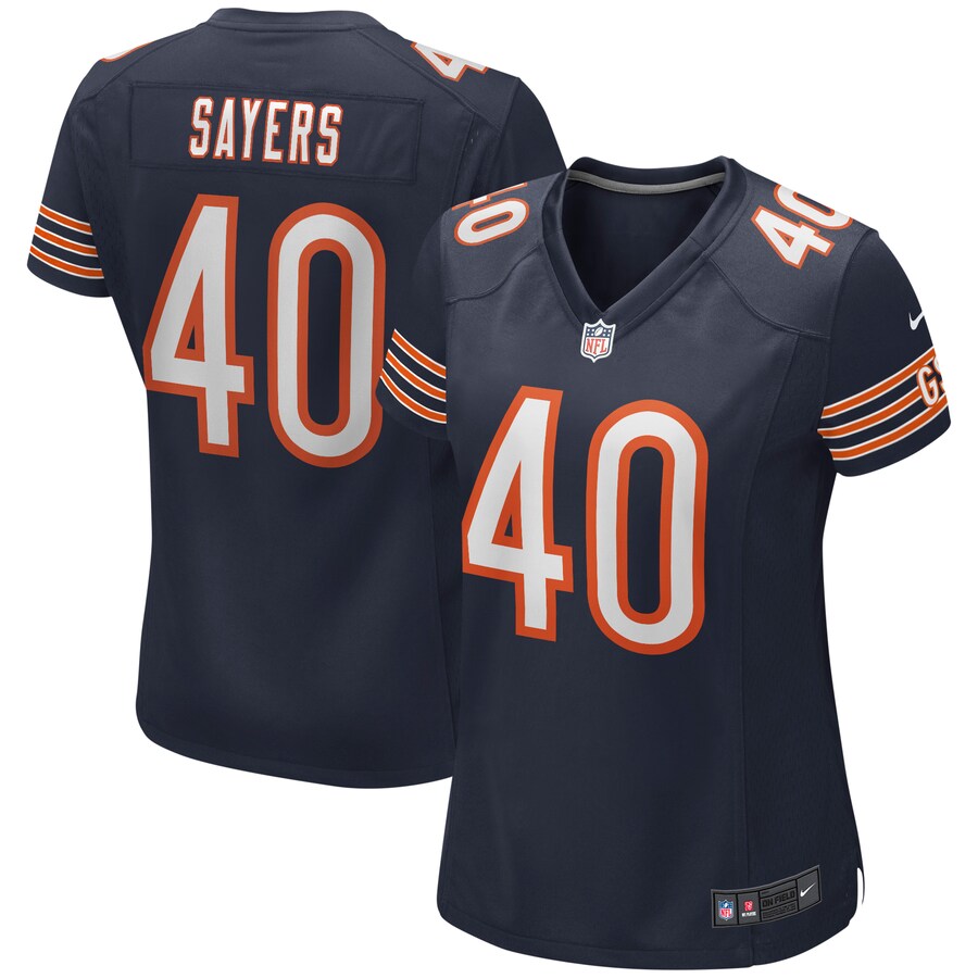 Women's Chicago Bears Gale Sayers Nike Navy Game Retired Player Jersey - Jersey