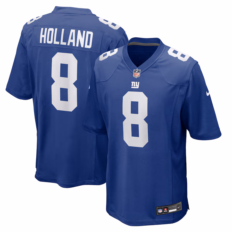 Men's New York Giants Jevon Holland Nike Royal Team Game Jersey - Jersey