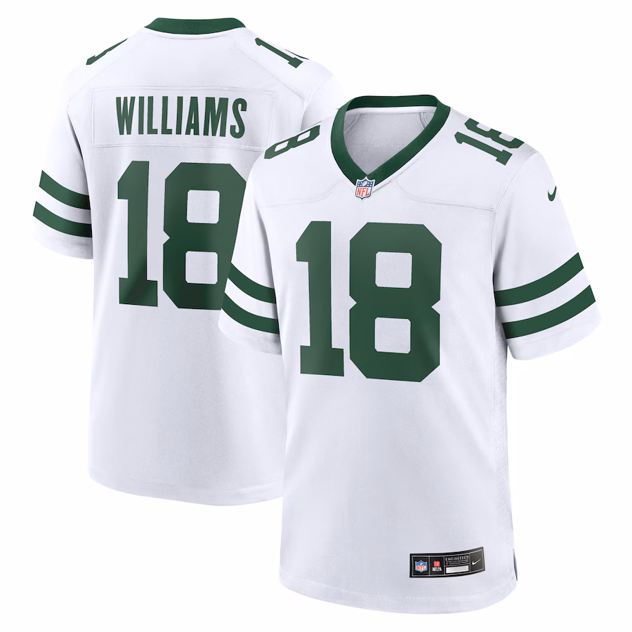Men's New York Jets Mike Williams Nike Legacy White  Game Player Jersey - Jersey