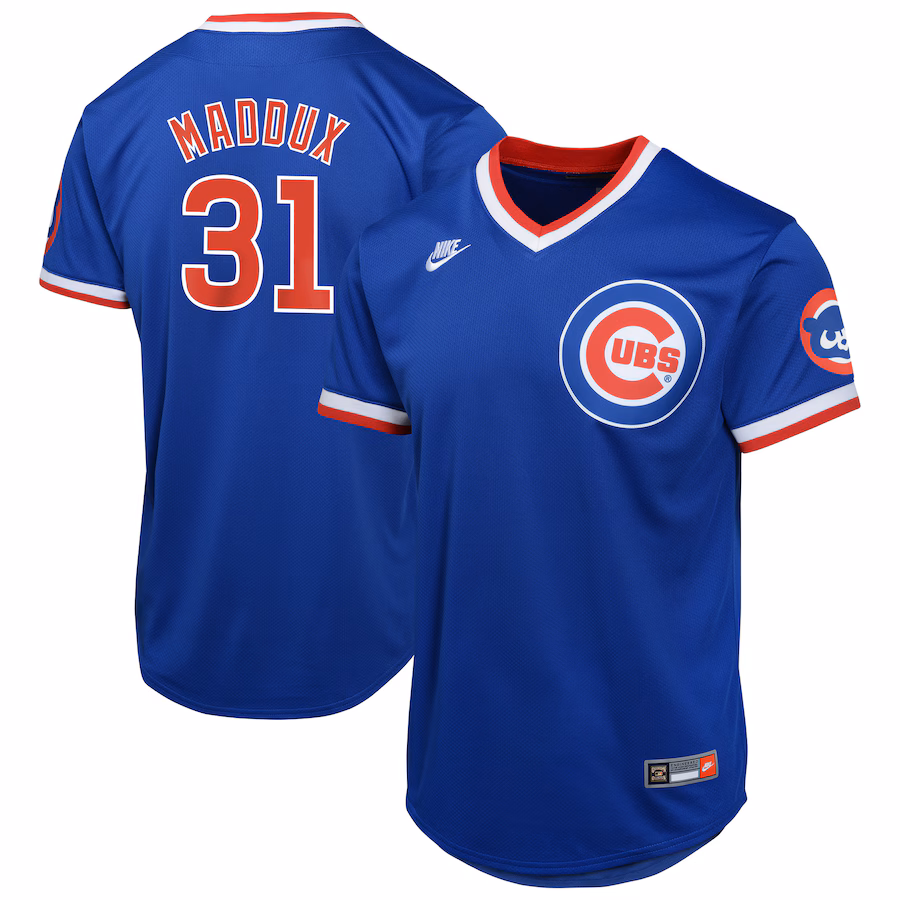 Youth Chicago Cubs Greg Maddux Nike Royal Cooperstown Collection Limited Jersey - Jersey