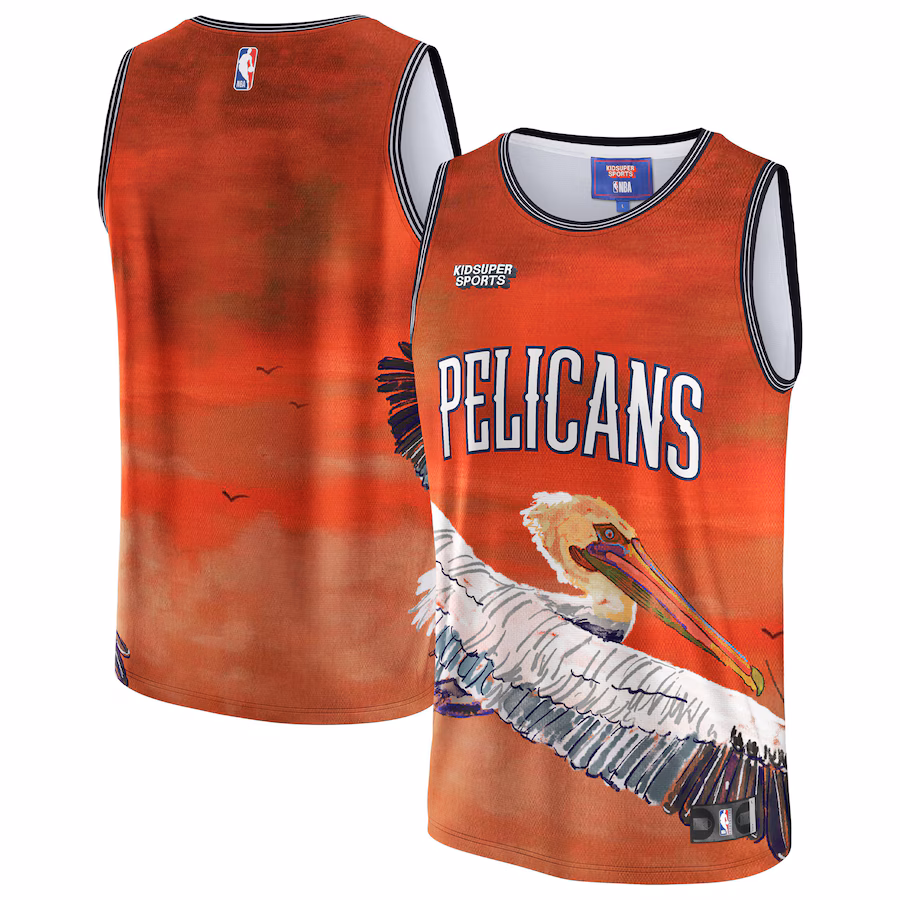 Unisex New Orleans Pelicans NBA & KidSuper Studios by Fanatics Red Hometown Jersey - Jersey
