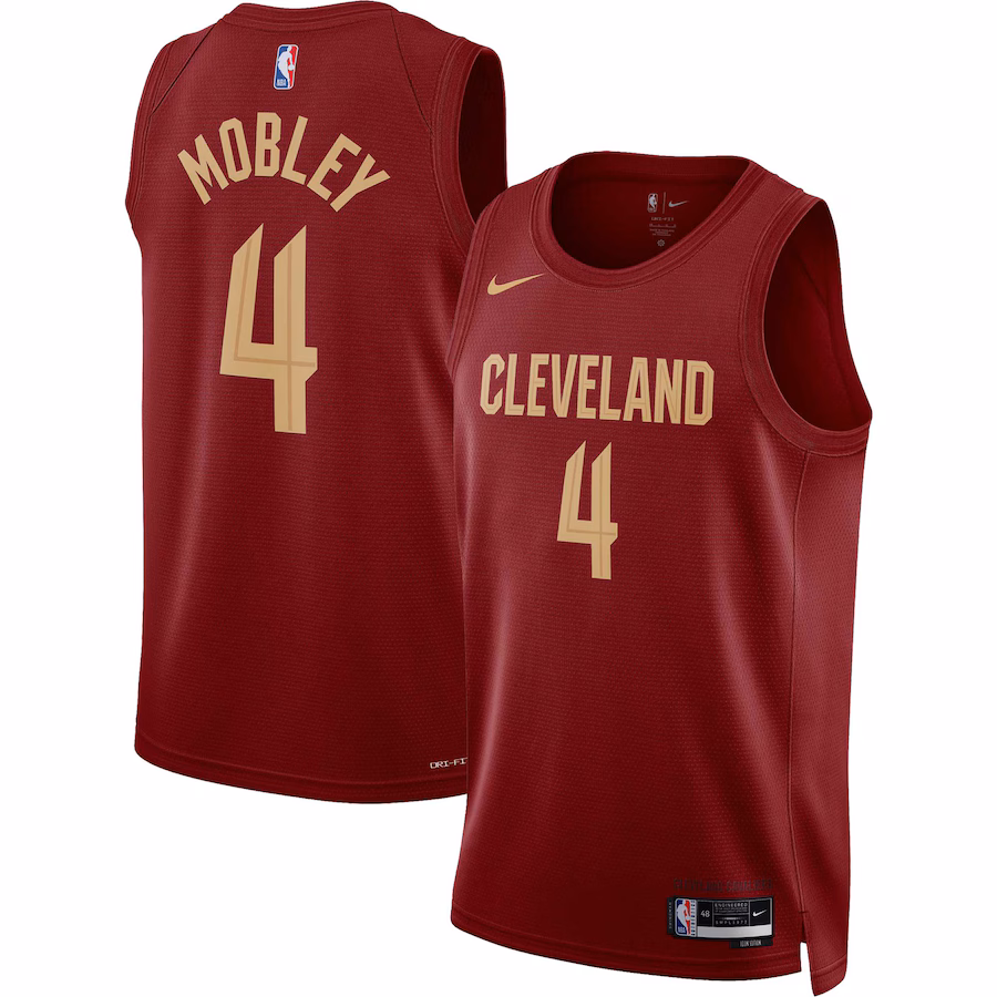 Unisex Cleveland Cavaliers Evan Mobley Nike Wine Swingman Jersey - Icon Edition - Jersey