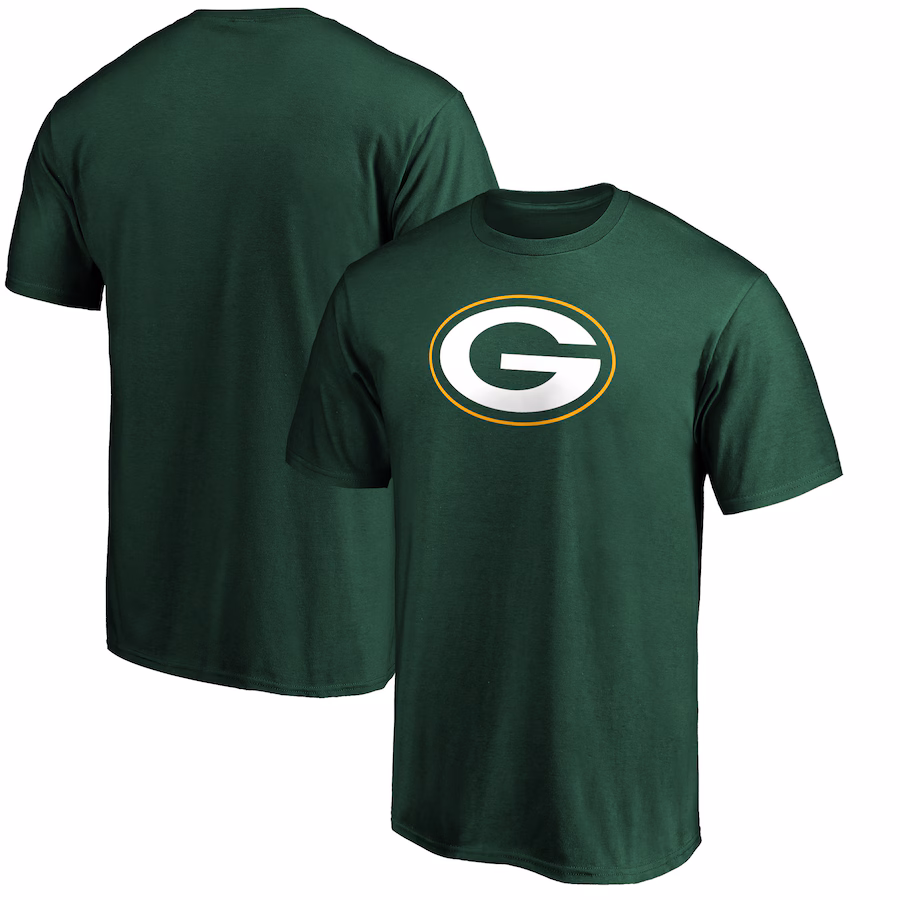 Men's Green Bay Packers Fanatics Green Primary Logo T-Shirt - Jersey