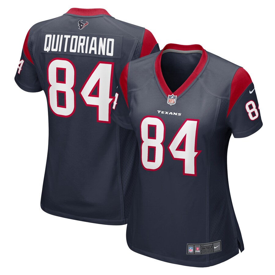 Women's Houston Texans Teagan Quitoriano Nike Navy Game Player Jersey - Jersey