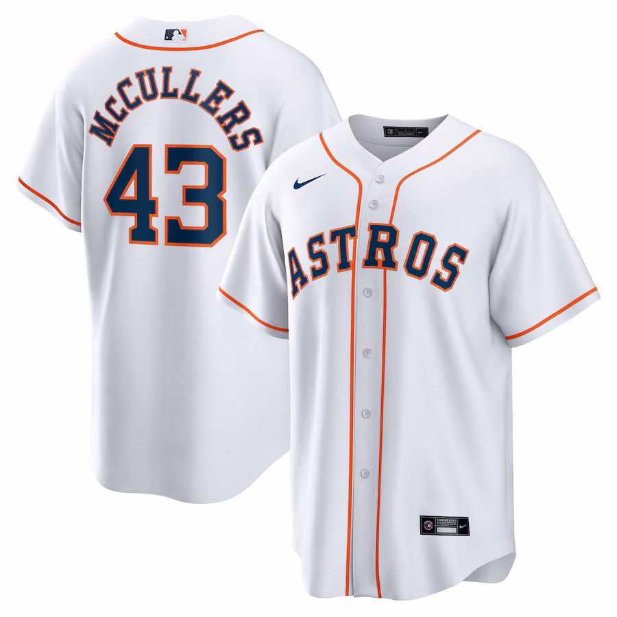 Men's Houston Astros Lance McCullers Jr. Nike White Home Replica Jersey - Jersey