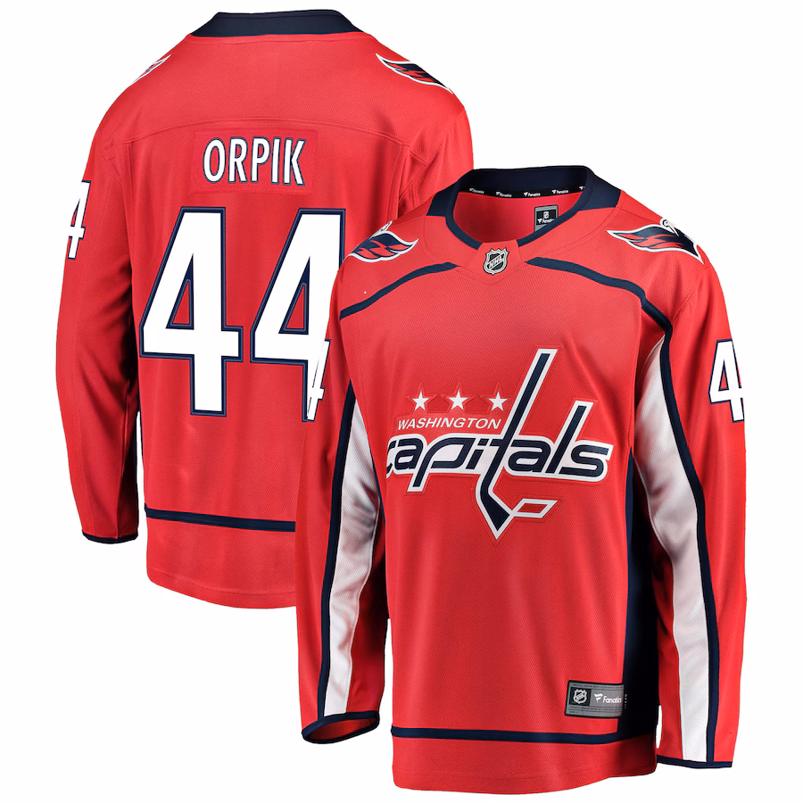 Men's Washington Capitals Brooks Orpik Fanatics Red Breakaway Home Player Jersey - Jersey