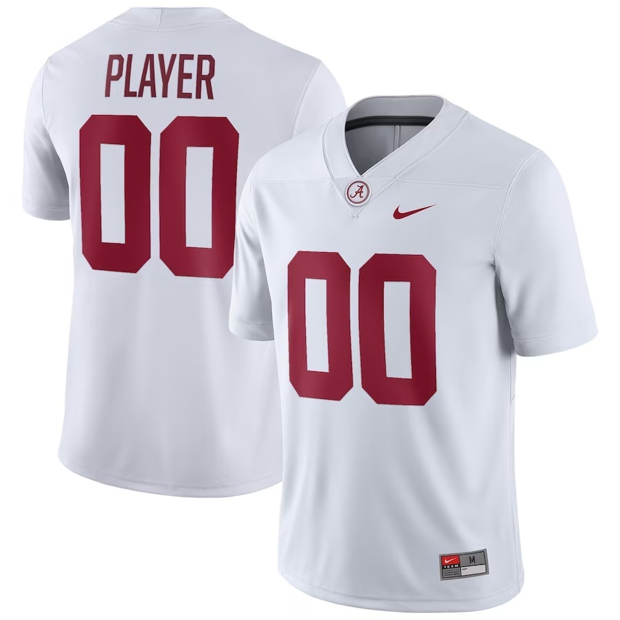 Alabama Crimson Tide Nike Pick-A-Player NIL Replica Football Jersey - White - Jersey