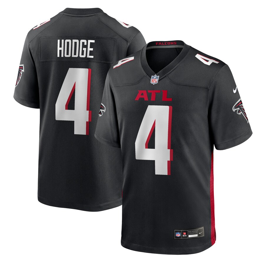 Men's Atlanta Falcons KhaDarel Hodge Nike Black Team Game Jersey - Jersey