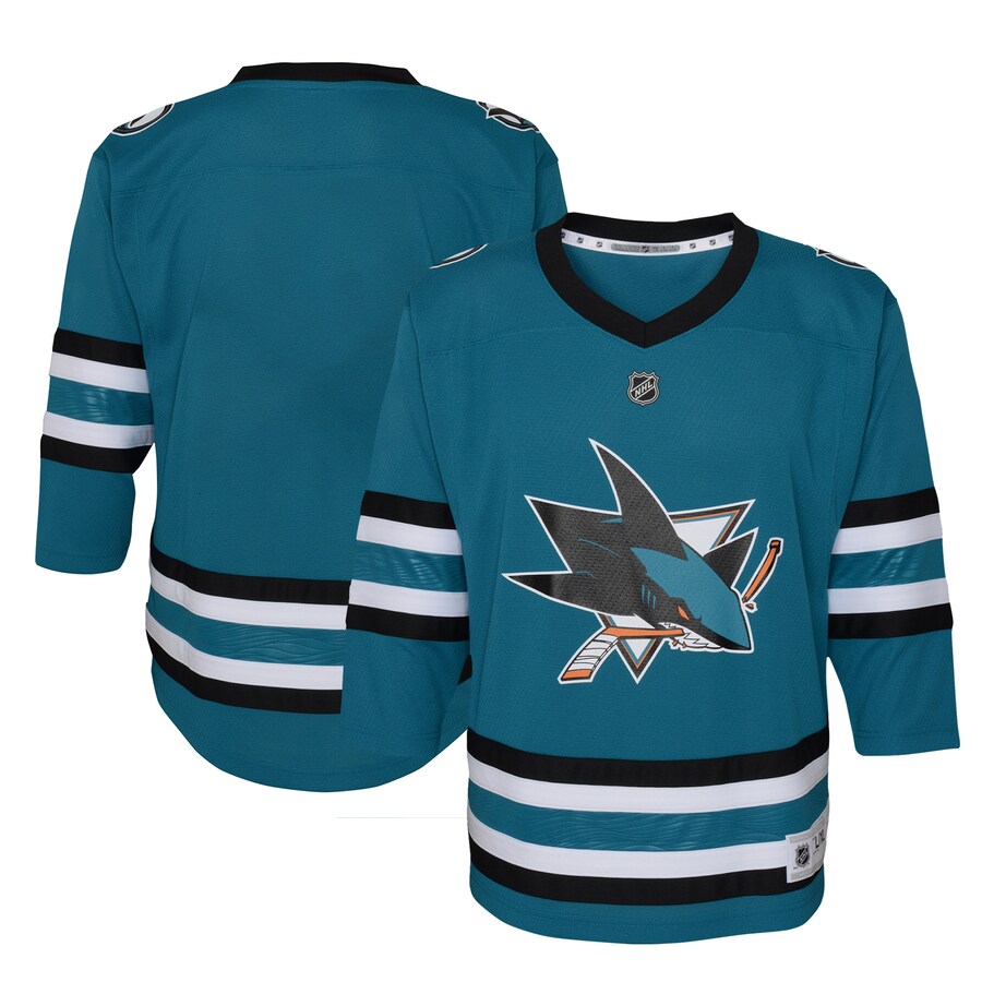 Youth San Jose Sharks Teal Replica Jersey - Jersey
