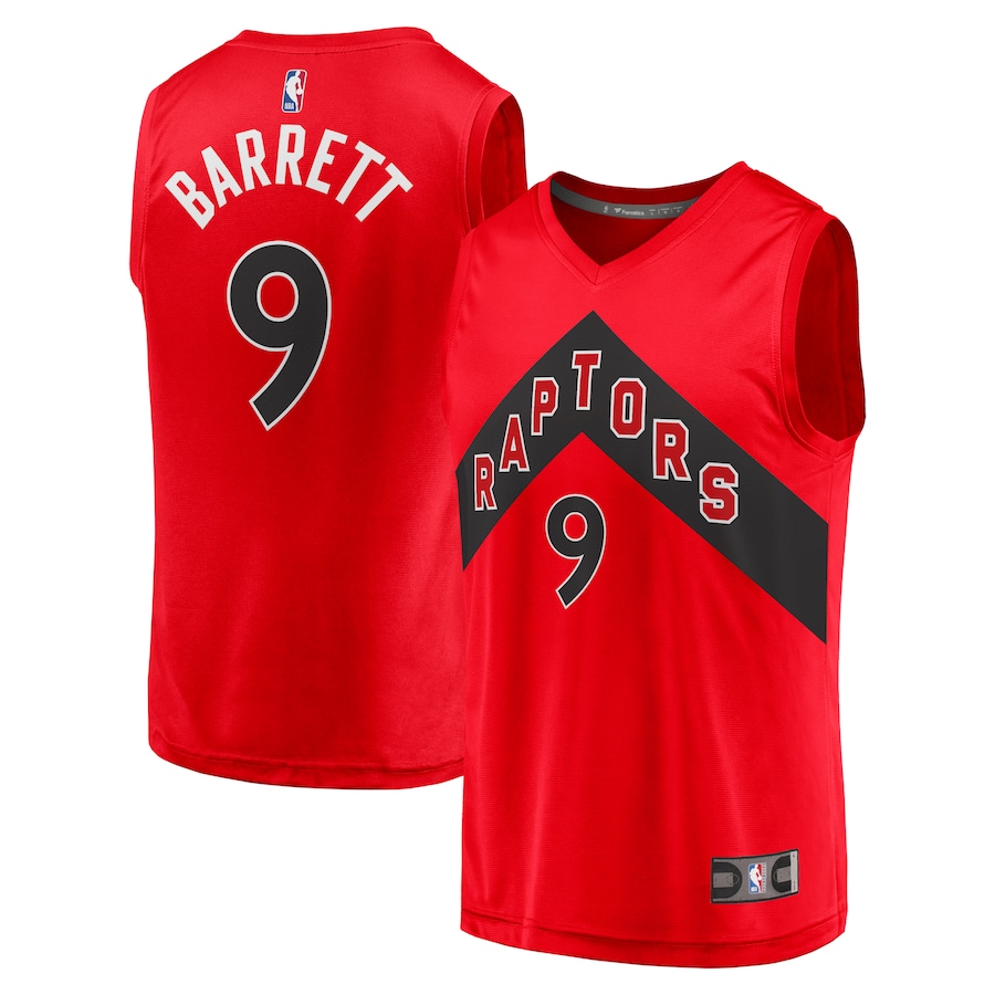 Youth Toronto Raptors RJ Barrett Fanatics Red Fast Break Player Jersey - Icon Edition - Jersey