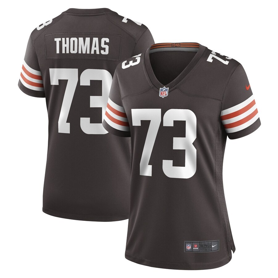Women's Cleveland Browns Joe Thomas Nike Brown Retired Game Player Jersey - Jersey