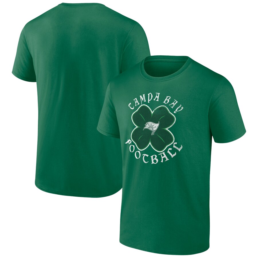 Men's Tampa Bay Buccaneers Fanatics Kelly Green Celtic Clover T-Shirt - Jersey