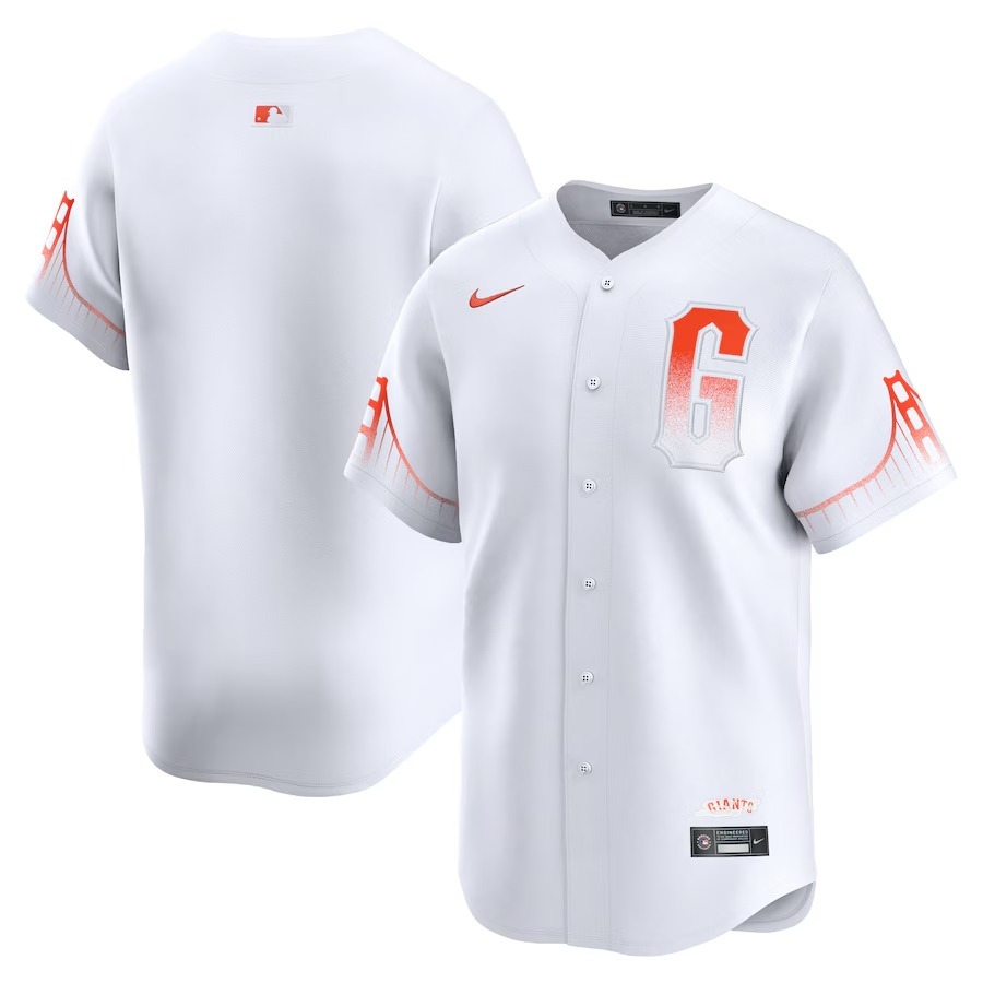 Men's San Francisco Giants  Nike White City Connect Limited Jersey - Jersey