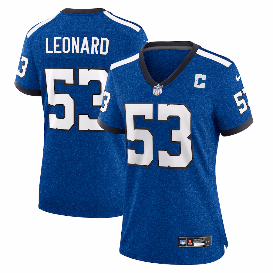 Women's Indianapolis Colts Shaquille Leonard Nike Blue Player Jersey - Jersey