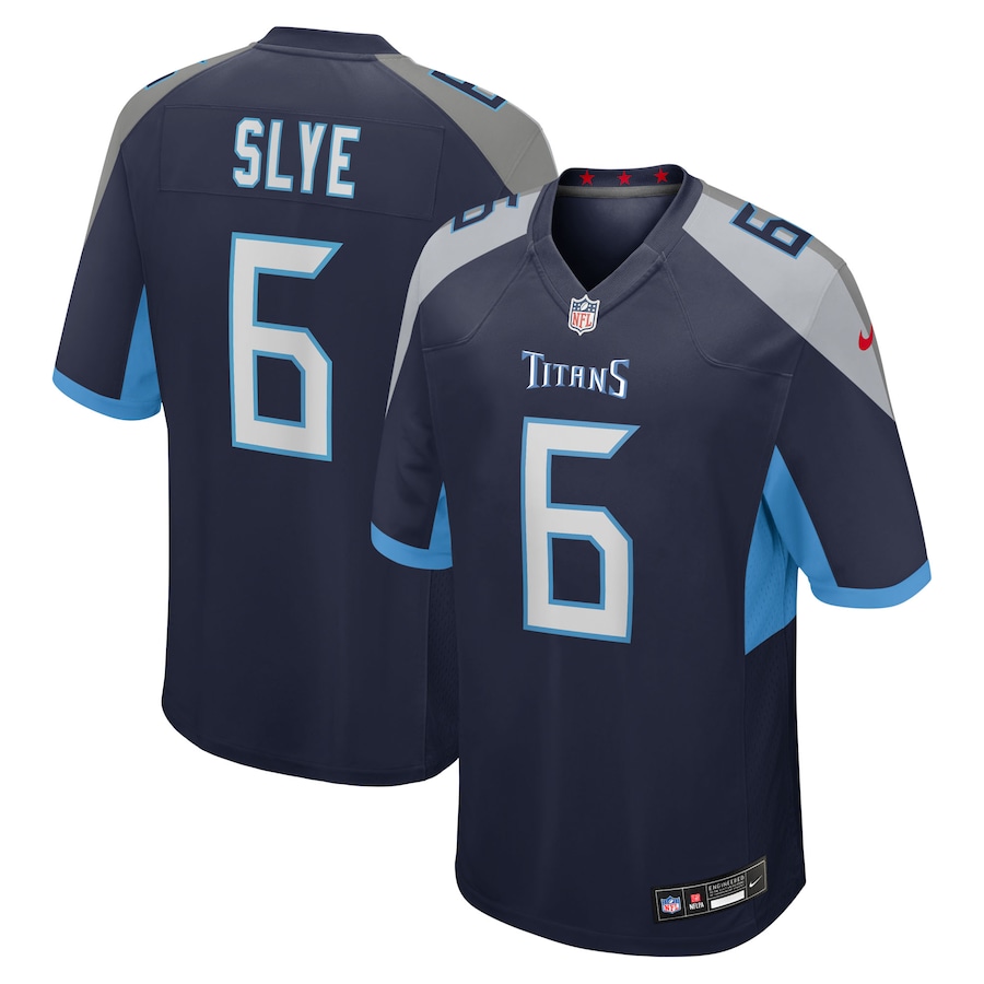 Men's Tennessee Titans Joey Slye Nike Navy Team Game Jersey - Jersey