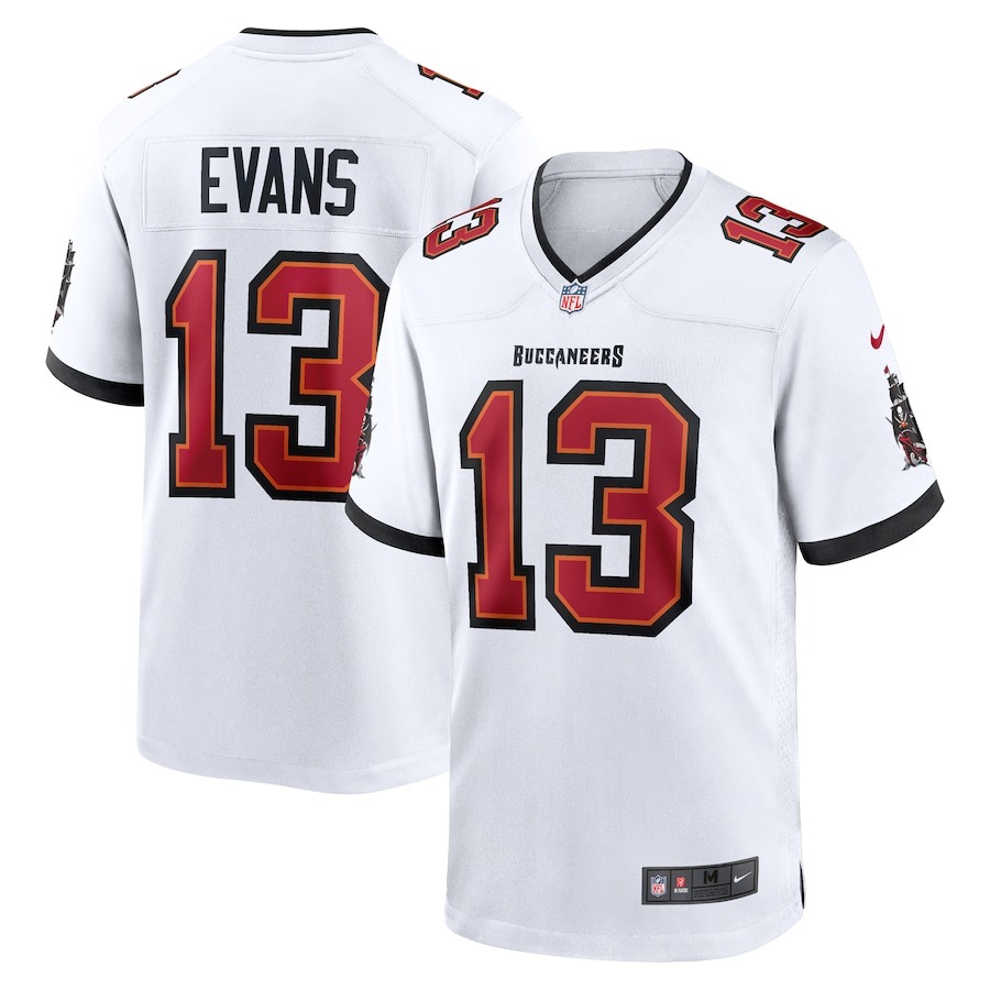 Men's Tampa Bay Buccaneers Mike Evans Nike White Game Jersey - Jersey