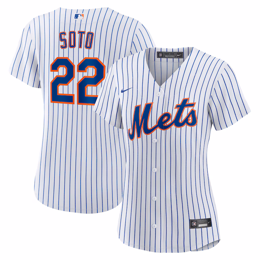 Women's New York Mets Juan Soto Nike White Home Replica Player Jersey - Jersey