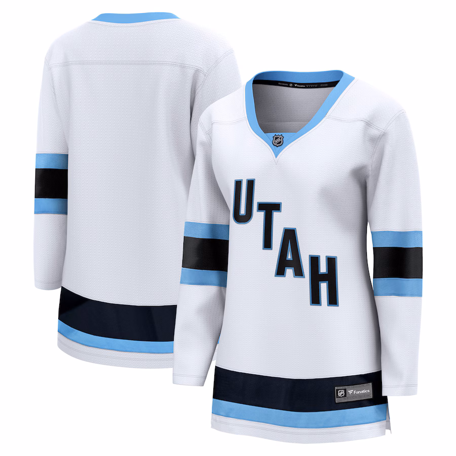 Women's Utah Hockey Club Fanatics White Away Premier Breakaway Jersey - Jersey