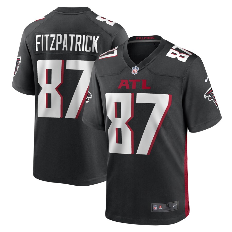 Men's John FitzPatrick Atlanta Falcons Nike Black Game Player Jersey - Jersey