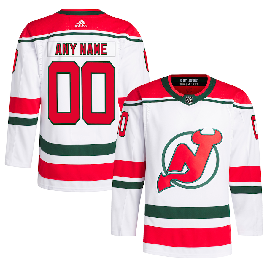 Men's New Jersey Devils adidas White Alternate Primegreen Authentic Pro Player - Jersey - Jersey