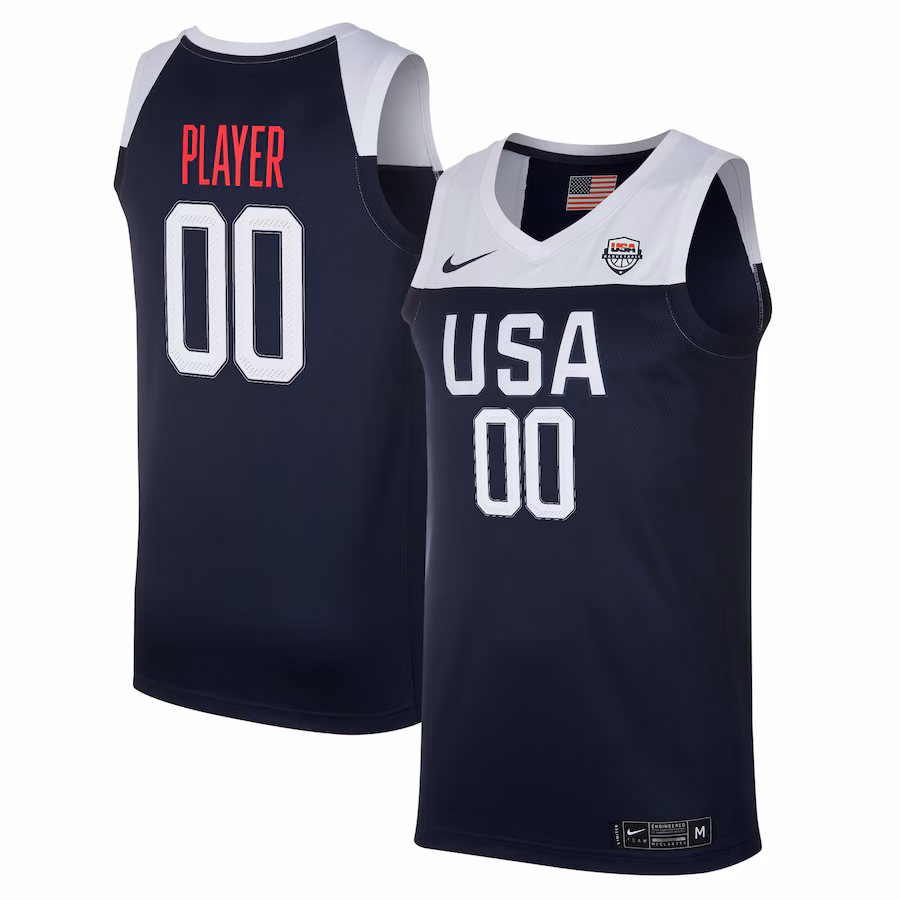 Men's USA Basketball Nike Navy Swingman Pick-A-Player Jersey - Limited Edition - Jersey