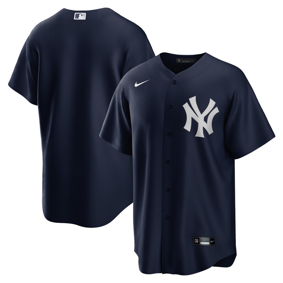 Men's New York Yankees  Nike Navy Big & Tall Alternate Replica Team Jersey - Jersey