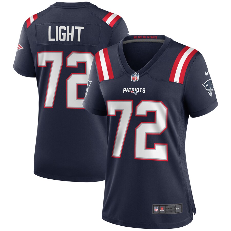 Women's New England Patriots Matt Light Nike Navy Game Retired Player Jersey - Jersey