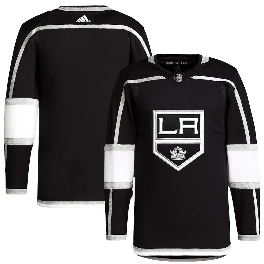 Men's Los Angeles Kings adidas Black Home Primegreen Authentic Blank Jersey - Jersey