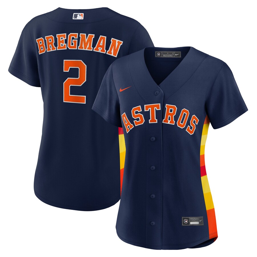Women's Houston Astros Nike Navy Alternate Replica Player Jersey - Jersey