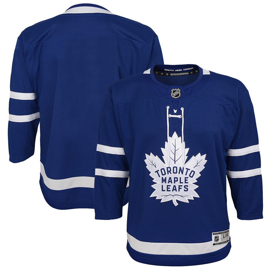 Youth Toronto Maple Leafs Blue Home Premier Jersey - Jersey