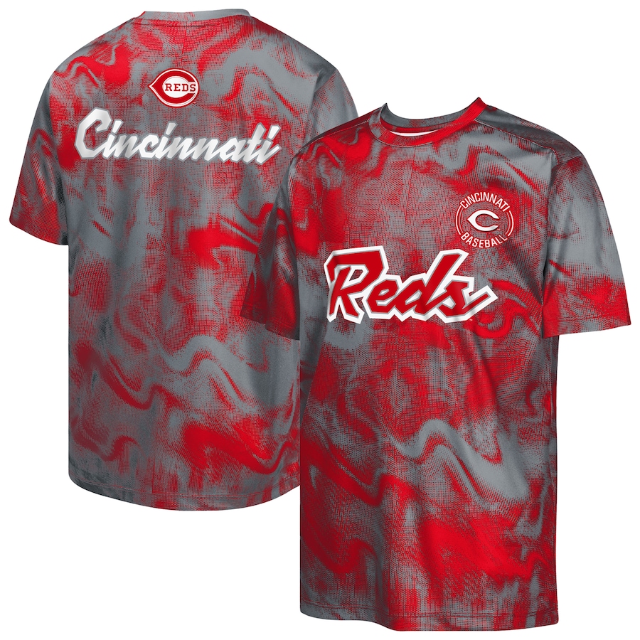 Youth Cincinnati Reds Red/Silver Pinch Hitter T-Shirt - Jersey